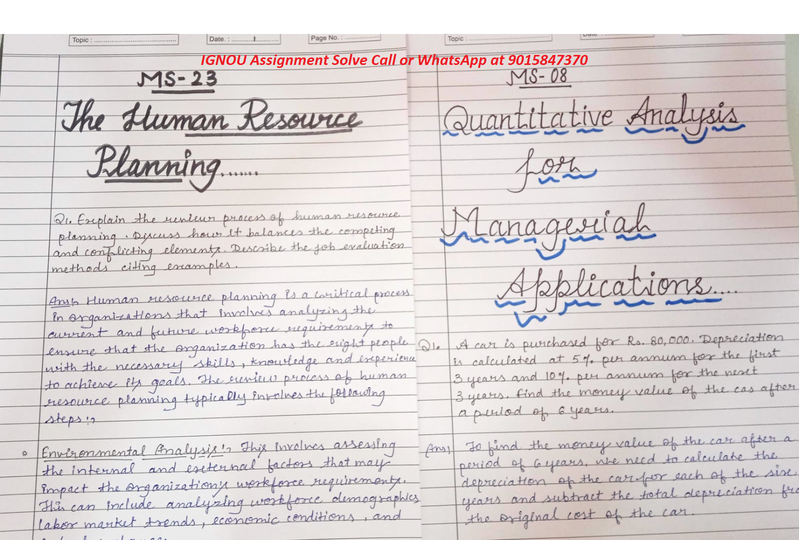 Download Ignou Project Online